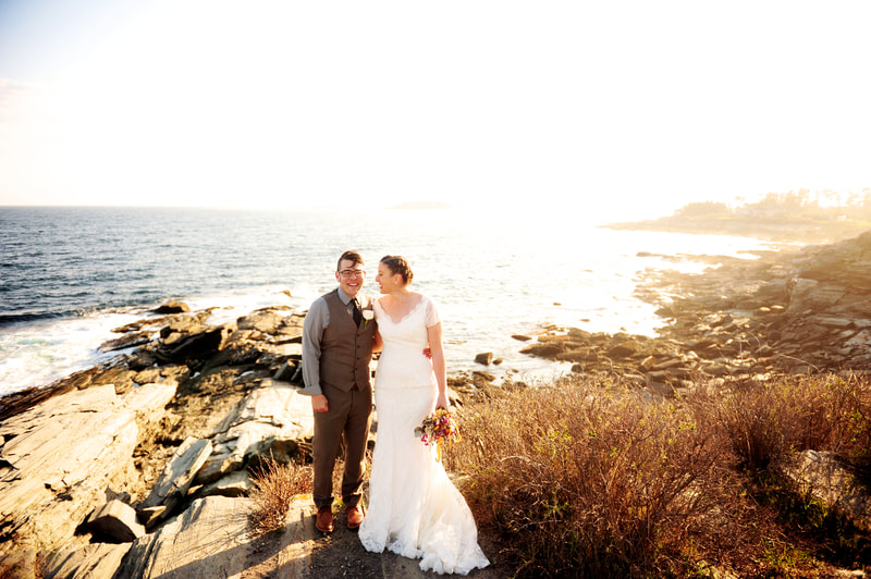 two lights state park elopement photos
